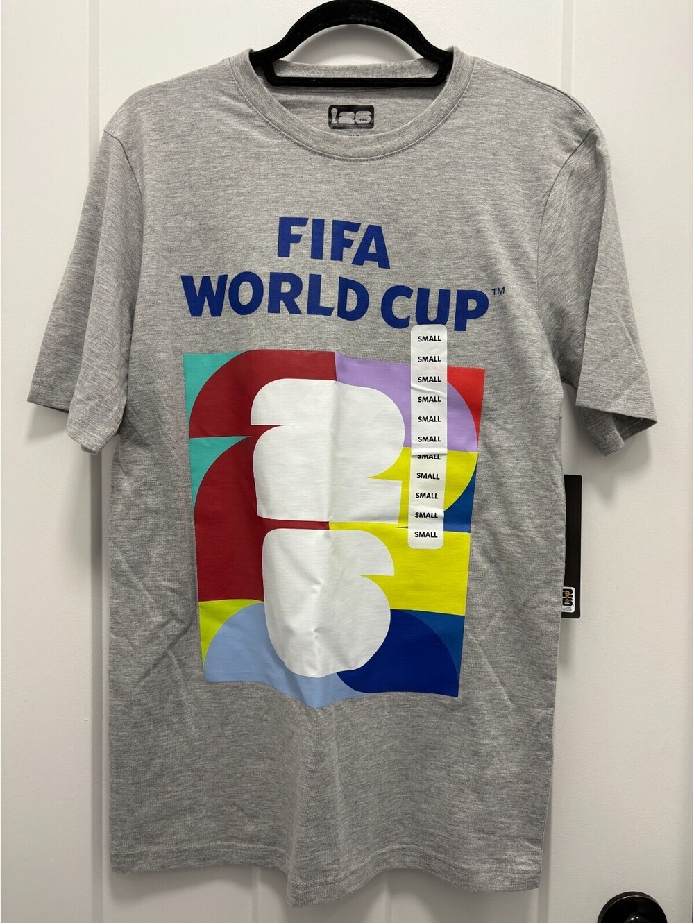 FIFA World Cup 2026 Official Small Unisex Gray T-Shirt NWT Never Worn New